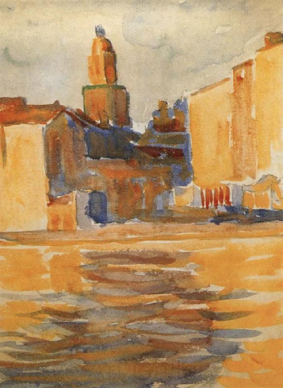 Paul Signac Bell tower Norge oil painting art